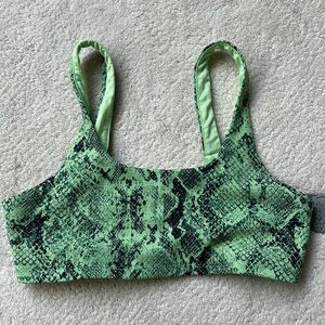 Alo Snakeprint Sports Bra